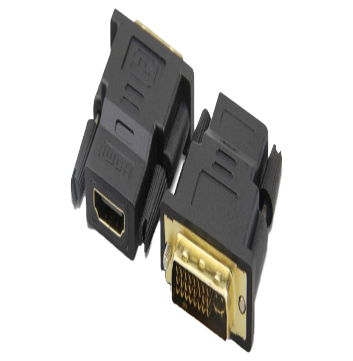 DVI公轉HDMI母轉接頭DVI公25+1 | 鉅澄科技JUCHENG